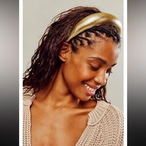 NEW Free People Metallic Puffy Super Headband